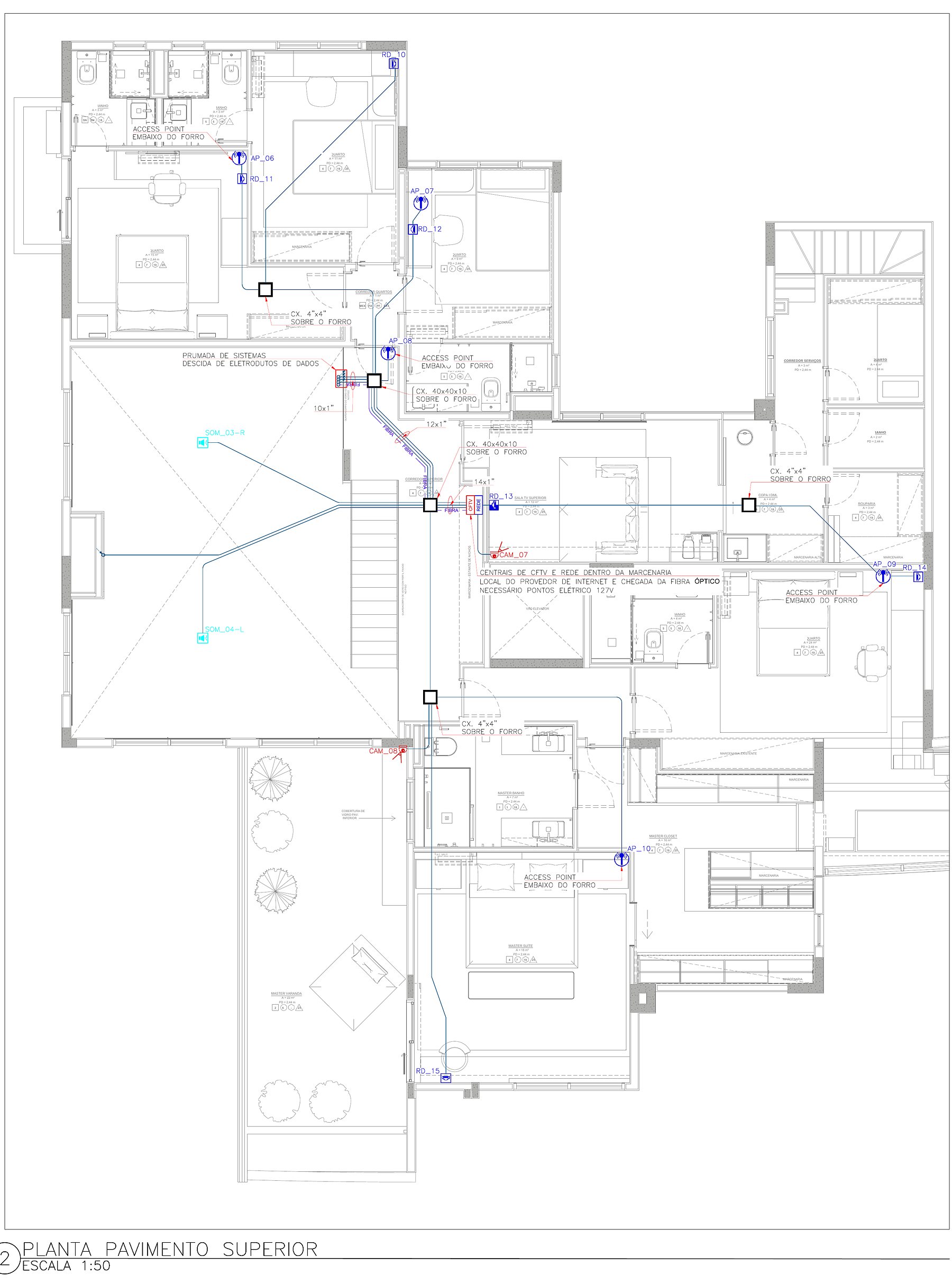 Projeto ASF: apartamento duplex: superior